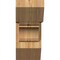 Ekena Millwork Olympic Slat Rough Sawn Bracket w/ Offset Brace, Western Red Cedar, 8"W x 18"D x 18"H BKT0806X18X18OLY06RWR - alternate 4